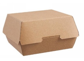 WEB_057401397.jpg PORTA HAMBURGER CARTONCINO KRAFT 135/115X125/105 MM H 75 MM - immagine 1