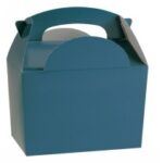 SCATOLA DECORATA "MEAL BOX" BLUE 152X100X102 MM