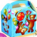 SCATOLA DECORATA "MEAL BOX" TEDDY BEAR 152X100X102 MM