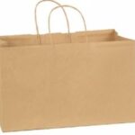 BUSTA CART.RICIC.100 GR.C/MANIGLIA RITORTA KRAFT 32X16X35CM