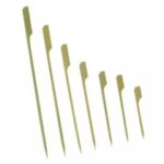 SPADINE BAMBOO CONFEZIONATE SCATOLA TRASPARENTE NATUR.9 CM