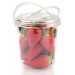 SECCHIELLO PET 500ML. TRASPARENTE DIAM. 126X95 MM