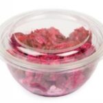 CONTENITORE STONDATO "DELIGREEN" RPET TRASPARENTE 750 ML