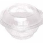 VASCHETTE ROTONDE PET C/COPERC.INCERN.REMOV.TRASP.135 H 55