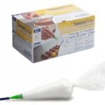 SACCAPOCHE MONOUSO POLIETILENE C/UGELLO TRASPARENTE 21X12 CM