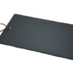 VASSOIO RETT.ARDESIA NERO 38X23 CM