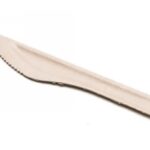 COLTELLO IN POLPA DI CELLULOSA PFAS FREE BIANCO 16 CM