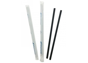 WEB_057402004.jpg CANNUCCE IN CARTA NERA IMBUSTATA SINGOLARMENTE 4,5X180 - immagine 1