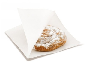 WEB_057402008.jpg SACCHETTO CARTA ANTIGRASSO APERTO SU 2 LATI BIANCO 17,8X17CM - immagine 1