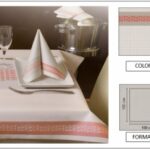 TOVAGLIA 100X100 AIRLAID METROPOLITAN CORALLO