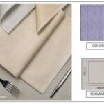 TOVAGLIA 100X100 AIRLAID BATIK BLU