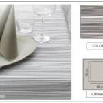 TOVAGLIOLO AIRLAID CORDA P4 CAFFÈ/SABBIA 40X40