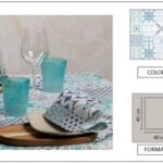 TOVAGLIOLO P4 AIRLAID PANAREA AZZURRO