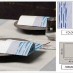 TOVAGLIOLO P4 AIRLAID ALICE BLU