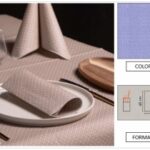 TOVAGLIOLO POCKET AIRLAID CROCHET AVIO