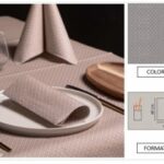 TOVAGLIOLO POCKET AIRLAID CROCHET ACCIAIO