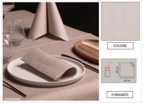 WEB_063701214.jpg TOVAGLIOLO POCKET AIRLAID CROCHET NOCCIOLA - immagine 1