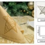 TOVAGLIOLO NOEL 40X40 CM ARGENTO