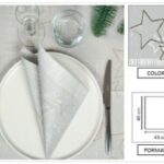 TOVAGLIOLO CASSIOPEA 40X40 CM ARGENTO