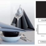 TOVAGLIOLO AIRLAID MAXI P8 45X48 NERO