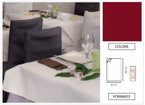 WEB_063701297.jpg TOVAGLIOLO AIRLAID MINOTTO P/4 20X40 BORDEAUX - immagine 1