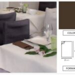 TOVAGLIOLO AIRLAID MINOTTO P/4 20X40 CACAO