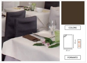 WEB_063701298.jpg TOVAGLIOLO AIRLAID MINOTTO P/4 20X40 CACAO - immagine 1