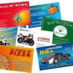 BIGLIETTO MONOLUCIDO CM. 8,5X5,5 PERSONALIZZATO - 300 PEZZI