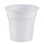 BICCHIERI CAFFÈ POLIPROPILENE BIANCHI CC. 80