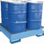 VASCA PER 4 FUSTI LT. 200 VERNICIATA 1340X1250XH 300