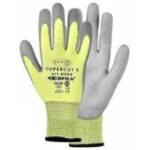 GUANTO SUPERCUT 5 LIME/GRIGIO TG.7/11