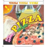BOX PIZZA VEGETALE 34,5X34,5X3