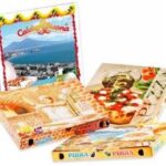 BOX PIZZA VEGETALE 33X33X3 - 1/4 COLORI