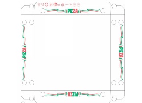 WEB_294100067.jpg CUBO PIZZA SEMICHIMICO "PIZZA ITALIA-2 COLORI" 32,5X32,5X3-L - immagine 1