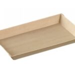 ASSIETTE QUARTZ BOIS LAMINÉ 160X100 MM