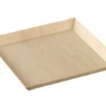 ASSIETTE QUARTZ BOIS LAMINÉ 160X160 MM