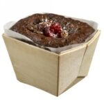 VASCHETTA QUADRATA ALTA CON CARTA FORNO 180 ML