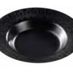 BOL ACCUEIL Ø 180 MM PULPE DE CANNE LAMINATION PLA NOIRE 50