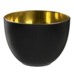 BOL TULIP" NOIR/DORÉ PAR 20