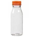 BOUTEILLE PLASTIQUE TRANSPARENTE 250 ML AVEC BOUCHON 12 C&C