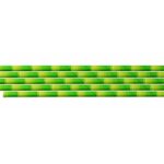 PAILLE RIGIDE PAPIER 200 MM Ø 6 MM DÉCOR BAMBOU PAR 500
