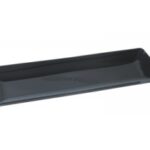 PLATEAU FLUID" 400X150 MM NOIR PAR 10 C&C