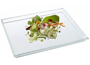 WEB_317800802.jpg PLATEAU QUARTZ INJECTÉ TRANSPARENT VERT 35X27 CM PACK DE 10 - immagine 1