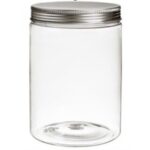 BARATTOLO TORNILLO PET CON COPERCHIO ALLUMINO 1.000 ML