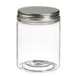 BARATTOLO TORNILLO PET CON COPERCHIO ALLUMINO 210 ML
