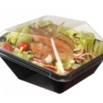 SALADIER NOIR 900 ML + COUVERCLE