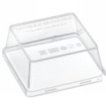 COPERCHIO PER PIATTO QUARTZ PP BIANCO 90X90 MM