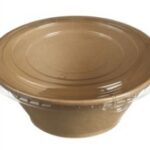 INSALATIERA CONICA 1300ML ECOKRAFT +COPERCHIO PET