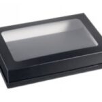 COPERCHIO NERO CON FINESTRA PER VASSOIO FENIX ATLAS 1/2