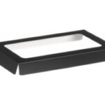 COPERCHIO NERO CON FINESTRA PER VASSOIO FENIX ATLAS 1/3